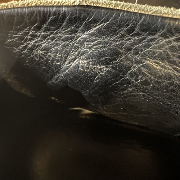 Mens VINCE Tan Brown Suede Leather Ankle Chelsea Dress Boots Size 9.5 M GUC - Picture 6 of 6